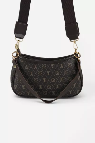 Sac bandoulière Farme Monogram marron