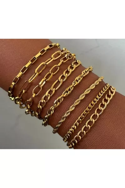 سوار نسائي موديل جولد 8