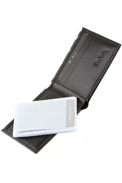 محفظة رجالية سوداء - حامل بطاقات S 