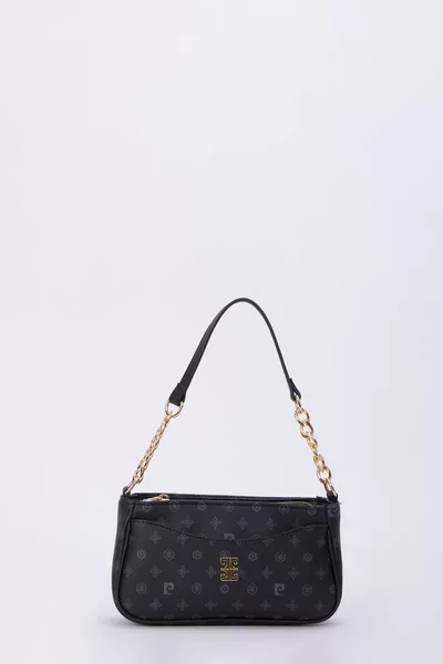 Borsa a Spalla Donna Monogram Nera 