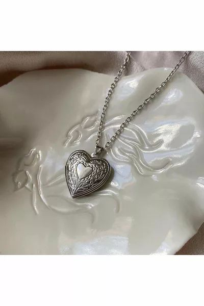 Collana a Cuore con Interno Apribile, Collana da Coppia