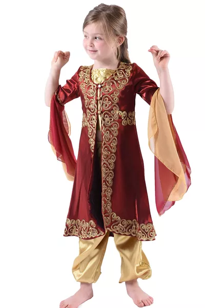 Robe de cérémonie pour enfant bordeaux Kaftan Bindallı