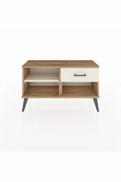 Arges Dresser Single Shelf Single Drawer Pine-Aytaşı
