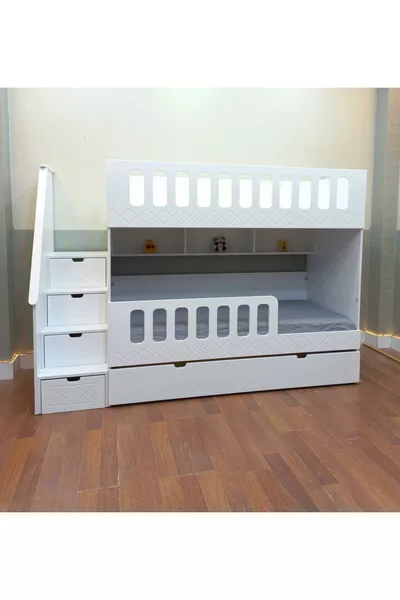 Еко 3-етажно легло с три легла