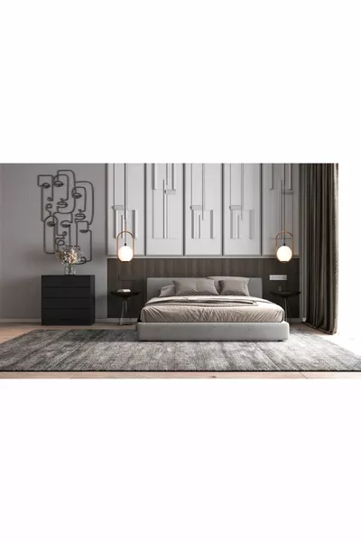 خزانة برلين - سوداء - بأربع أدراج