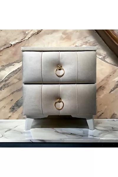 خزانة سرير مدريد بيج ذات درجين