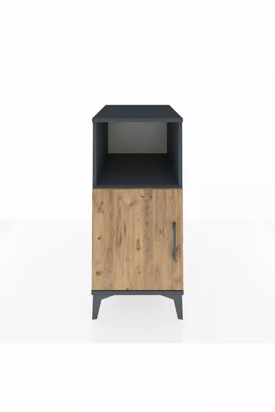 Кронос скрин с 2 рафта и 1 врата Антрацит-Бор