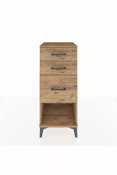 Hyperion Komodin 3 Çekmeceli  Çam-Çam