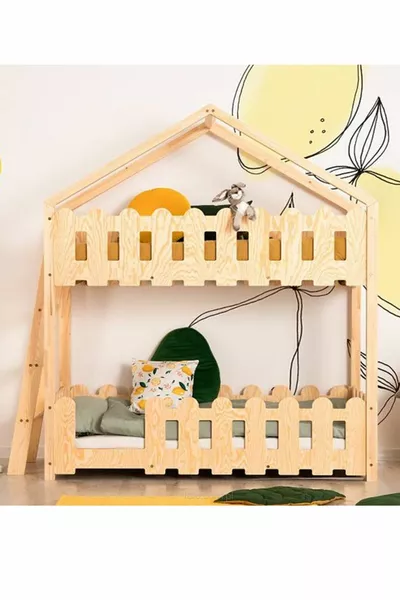 Markaawm Montessori Loft Bed with Bunk Frame Children's Bed Palazzo