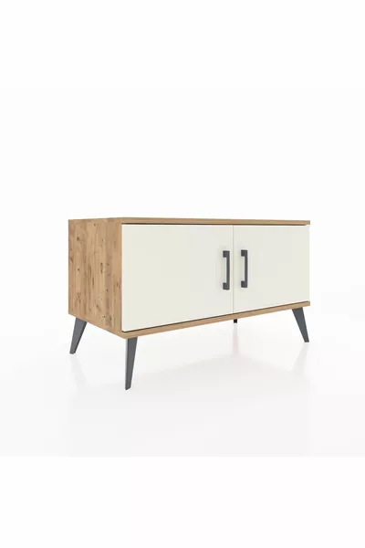 Hyperion Şifonyer 2 Raflı 2 Kapaklı  Çam-Aytaşı