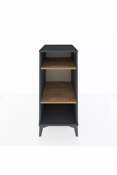 خزانة جانبية كرونوس برفين أنثراسيت-صنوبر