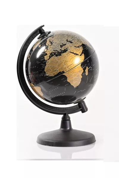 Глобус Черное Золото Концепт Новая Рабочая Подарочная  см Диаметр Декор для Дома и Офиса
