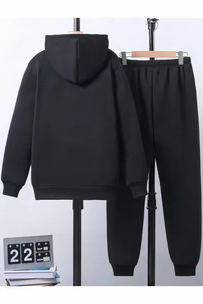 Fermuarlı NASA  Baskılı Unisex Alt Üst Eşofman Takımı