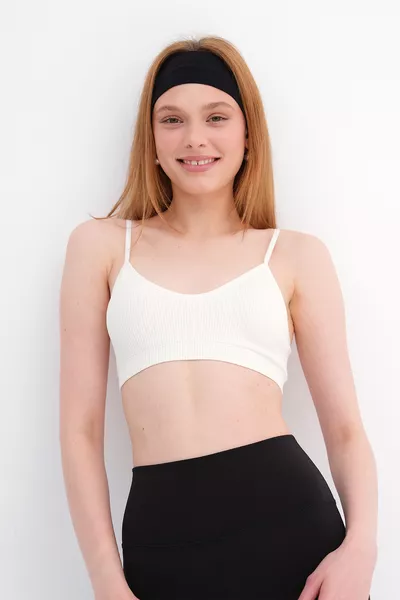 Chest Padded Seamless Crop Tank Top 
