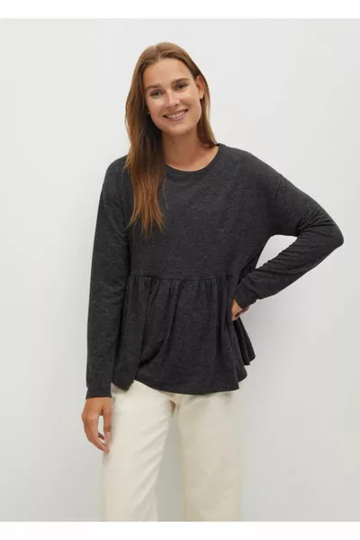 تي شيرت باللون الأرجواني الداكن للسيدات 