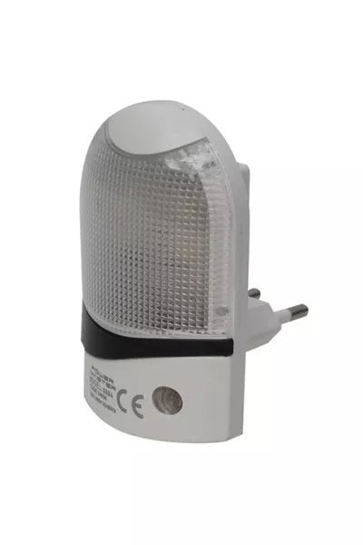 (MAB) LED Motion Sensor Night Light with Light Sensor (WHITE)