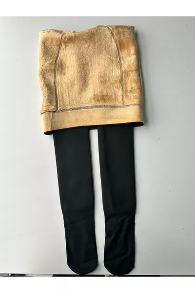 جوارب ضيقة بجانب حراري مبطنة بالفرو المُلائمة للبشرة والمرنة