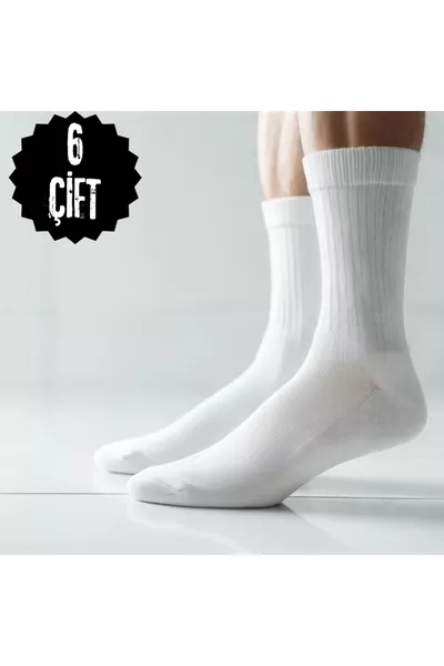 Lot de 6 Chaussettes de Sport Universelles Économiques