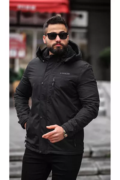 معطف رجالي شتوي مقاوم للماء والرياح