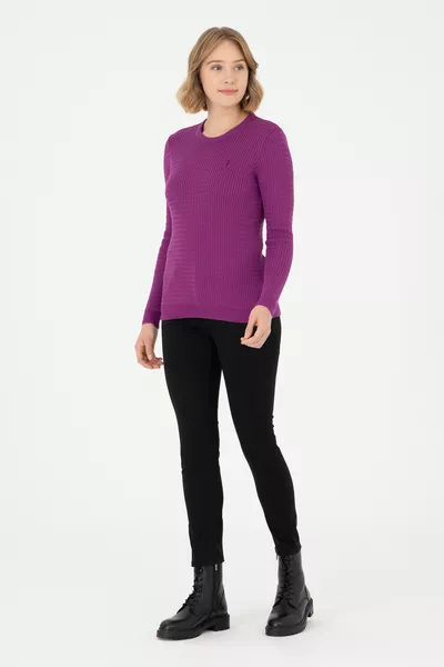 Pantaloni da donna in tela nera 