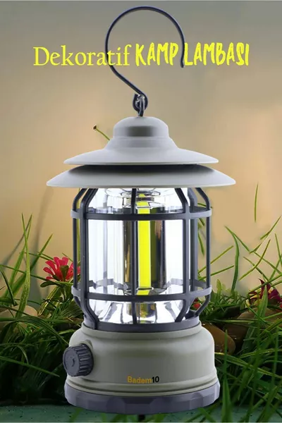 Декоративный кемпинговый фонарь с LED, белый свет, ручной фонарик, перезаряжаемый портативный ночник зеленый