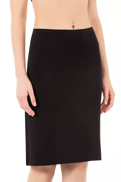 Özkan  Women's Viscose Fabric Stretch Comfortable Knee-Length Lined Slip Jumpsuit