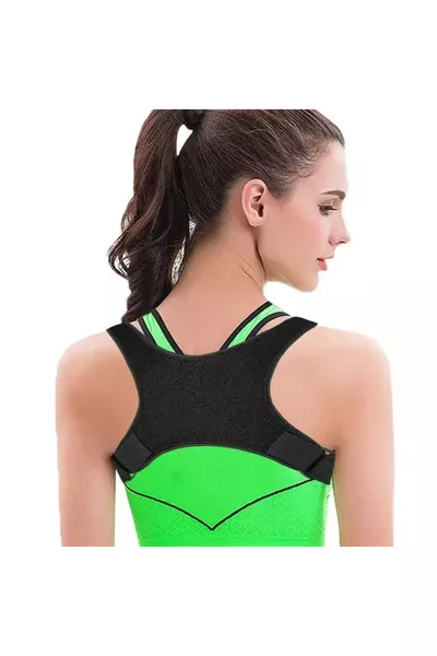 Corsetto Postura Dritta Uomo Donna Medico Sportivo Ortopedico Regolabile a Croce per la Schiena