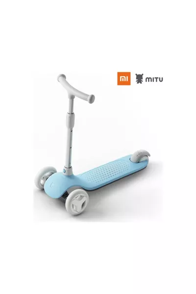 Xiaomi Light-Up Adjustable 3-Wheel Scooter - Blue