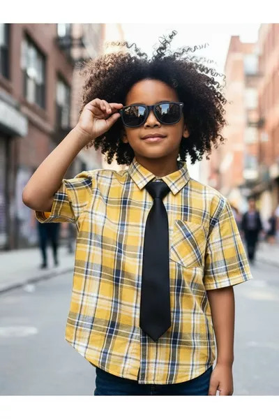 Cravate enfant noire  ans