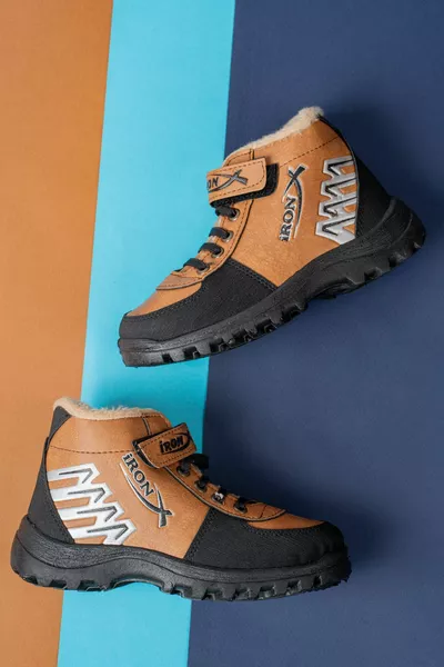 Детски ежедневни зимни ботуши от вълна, устойчиви на студ