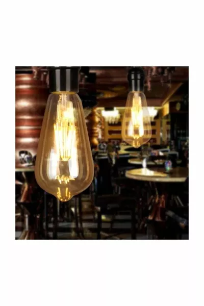 Edison St  Flemish Rustic LED Bulb Pear Model Rustic Energy-Saving Bulb