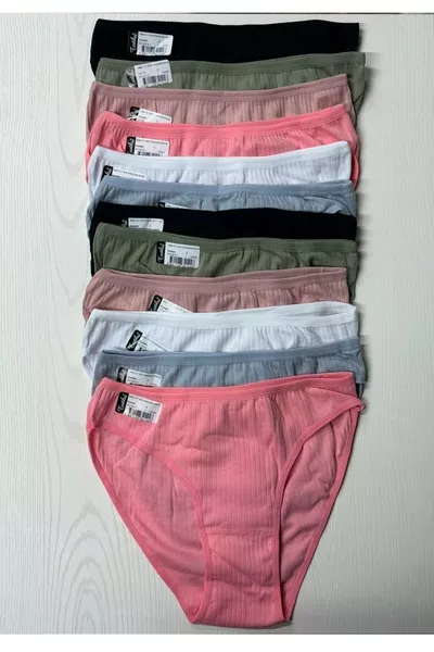 مجموعة  قطعة من البكيني القطني النسائي  (قماش ناعم الملمس)