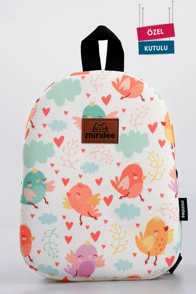 الطيور المرحة للأطفال من 0-8 سنوات - حقيبة ظهر للأطفال للحضانة ومرحلة ما قبل المدرسة [معبأة بشكل خاص]