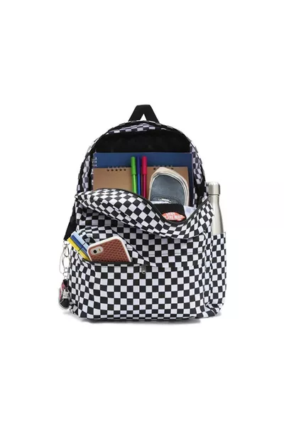 Old Skool Checkerboard Pattern Backpack 