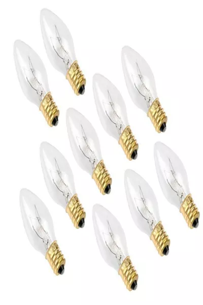  7W Transparent Salt Lamp Bulb - Night Light ( PCS) Transparent Perfume Bulb  Socket