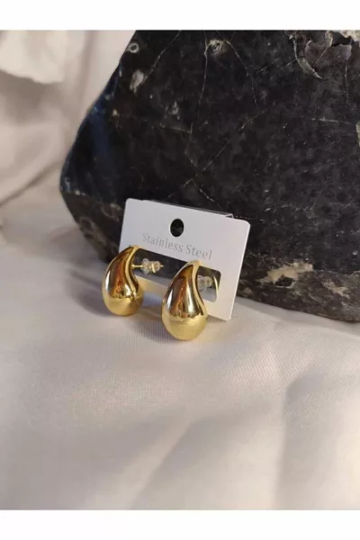 ORECCHINI BOTTEGA IN ACCIAIO