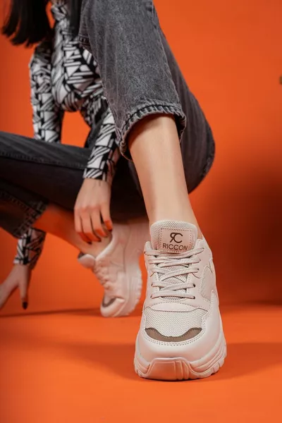 Sneaker Femme Beige Mink 