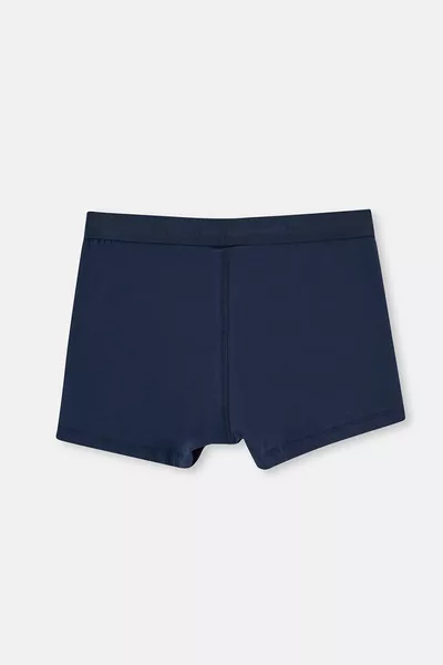 Navy Blue Compact Combed Boxer