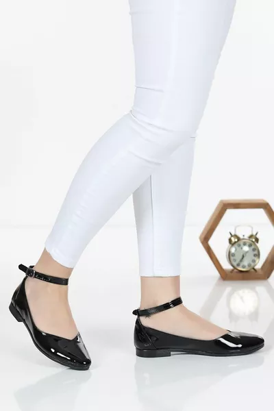 أحذية المرأة الكاحل مشبك الباليه الشقق