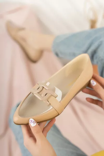Nut-Transparent Ballerinas für Damen