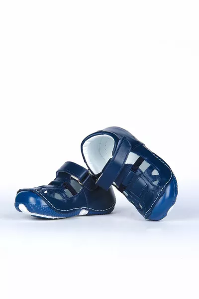 Chaussures de bébé orthopédiques en cuir véritable First Step d’été 
