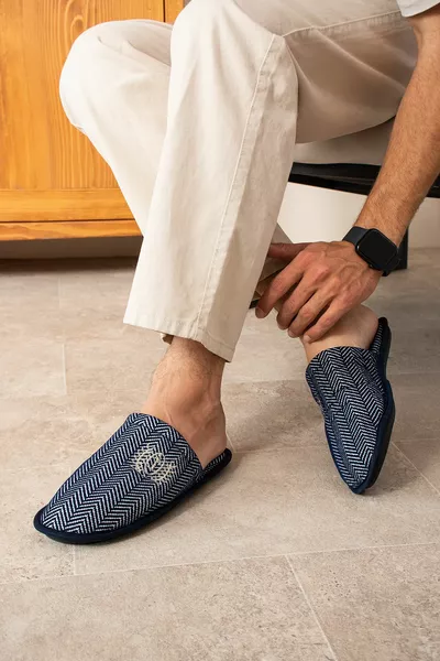 Pantoufles pour hommes, marié, tapis d’hiver, pantoufles de maison, ensemble de dot, pantoufles d’invité.