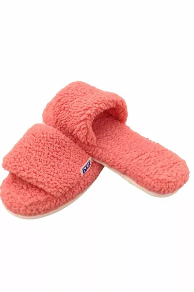 Lamb Feather Open Front House en badslippers