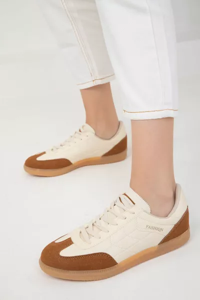 Taba-beige unisex sneakers 