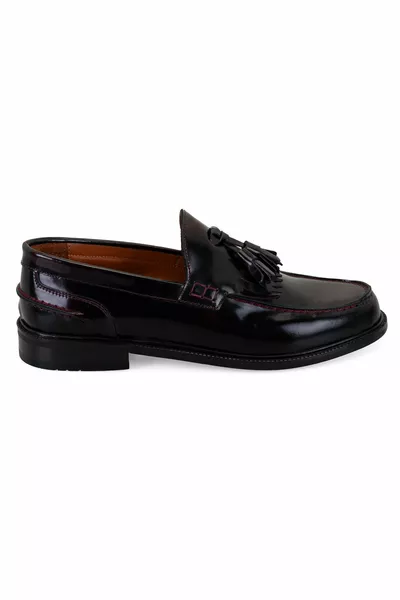 Jimmy Burgundy Мужские кожаные мокасины