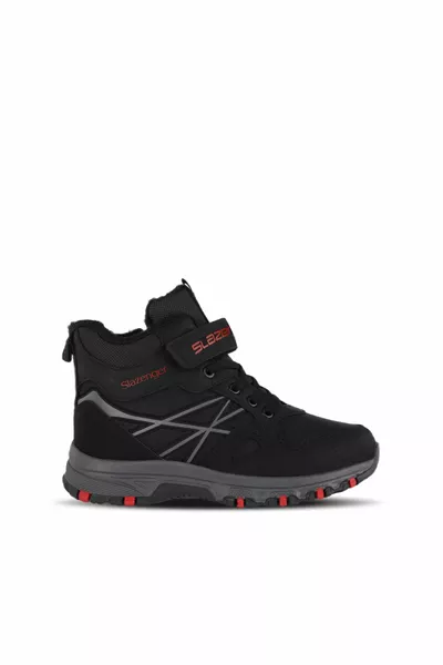 NESKE Boys' Boots Black / Red