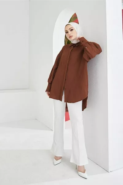  Pantalon en tissu à jambe espagnole