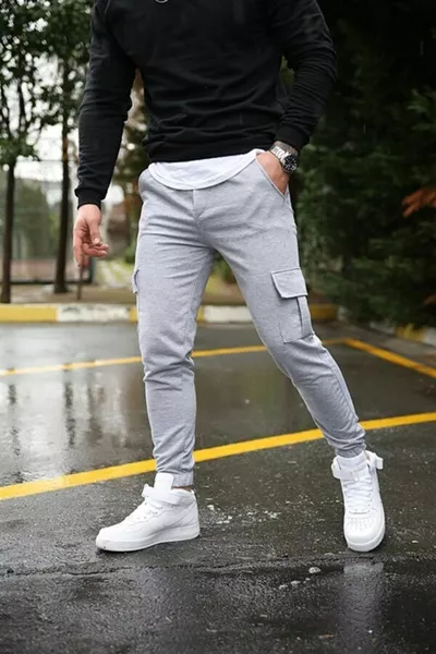 Унисекс спортни панталони с карго джобове