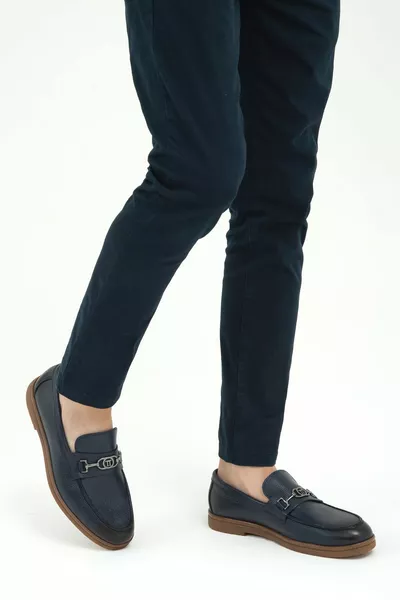 أحذية لوفر جلد طبيعي للرجال   Erk Ayk /