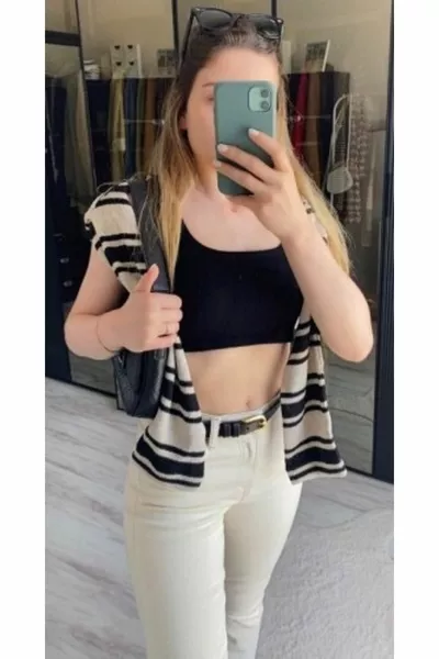 Genuine Leather Yellow Women's Belt Width 2cm